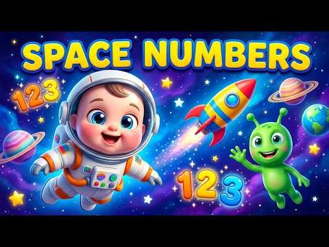 🚀 Confused Alien Missed the Rocket Numbers 🔢 | Space Blast Off Counting Adventure for Kids