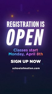 This is the absolute best way to learn 2D animation, hands down. After Effects Kickstart to Animation Bootcamp to Advanced Motion Methods… and beyond! Classes start soon! Check out our full course curriculum at https://www.schoolofmotion.com/courses | School of Motion
