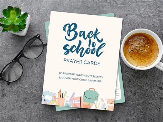 Back to School Prayer Cards for Parents: Scripture-based Prayers (digital Download) - Etsy