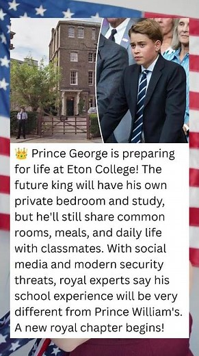 👑 PRINCE GEORGE'S NEW LIFE REVEALED! Inside Eton: Private Room, Shared Living & Major Security Chg