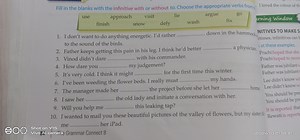 Fill in the blanks with the infinitive with or without to. Choo... | Filo
