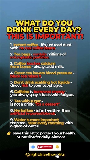 What Do You Drink Every Day? This Is Important #healthtips #warning #shorts #wisdom