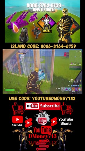 #fortnite Go Goated 🚨New Map🚨 ⭐️Island Code: 8006-3764-6759⭐️ ✅The Best Go Goated✅