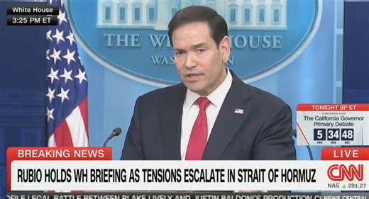‘Do They Get Two Questions?’ Marco Rubio Jests With Reporters As He Briefly Steps Into Press S ...