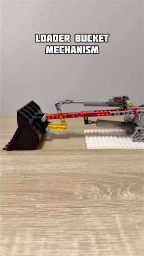 Loader Bucket Mechanism #legotechnic #mechanical #engineering #creative #diyprojects