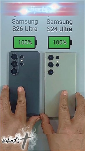🔋⚡ Samsung Galaxy S23 Ultra vs Samsung Galaxy S26Ultra – Ultimate Battery Test! 😱🔥 #shorts #Samsung