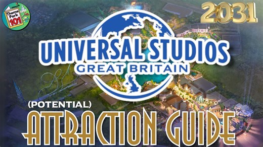 Universal Studios Great Britain RIDES & ATTRACTIONS - First Look - Opening in 2031 in the UK