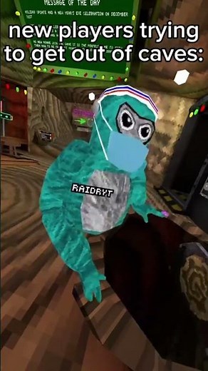 new players trying to get out of caves🤣 #gt #caves #vr