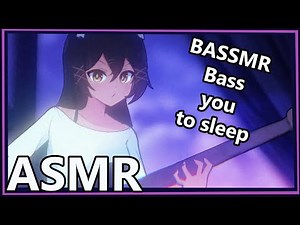BASSMR catgirl plays bass and hums | ASMR | [humming] [bass guitar]