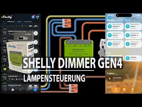 Lampensteuerung mit dem Shelly Dimmer Gen 4 und Integration in Apple Homekit