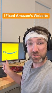 I made Amazon’s website better! #amazon #technology #shopping | Matty McTech