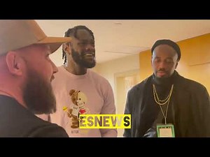 POWERFUL! Deontay Wilder Apologizes To Helenius For Knocking Him Out After Fight At DW Hotel Suite