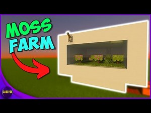 Minecraft AFK Moss Farm Tutorial Bedrock 1.18