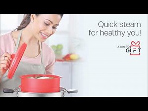 Multipurpose Steamer for healthy cooking with Tupperware Steam It
