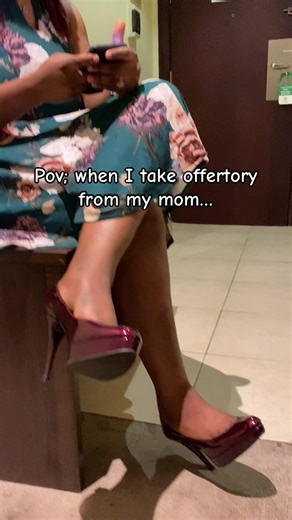 Funny Moments of Taking Offertory from Mom