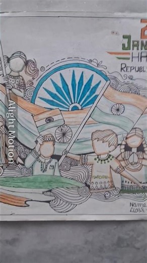 26 january drawing/ Republic day drawing #drawing #26january #republicday #short #drawingcompetition