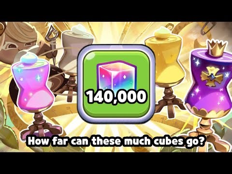 How far can 140,000 rainbow cubes go?✨