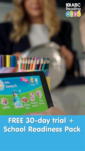 Get your child school-ready with ABC Reading Eggs! 📖✅ Start today, prepare your child for the new school year and watch their confidence skyrocket🚀with a FREE 30-day trial* for up to four children a Bonus School Readiness Pack! ABC Reading Eggs was created by experienced educators and is so much fun, your child won’t even know they’re learning! 😉 Designed to grow with your child and support their school learning, 91% of parents see an improvement within just a few short weeks! 100% risk-free 