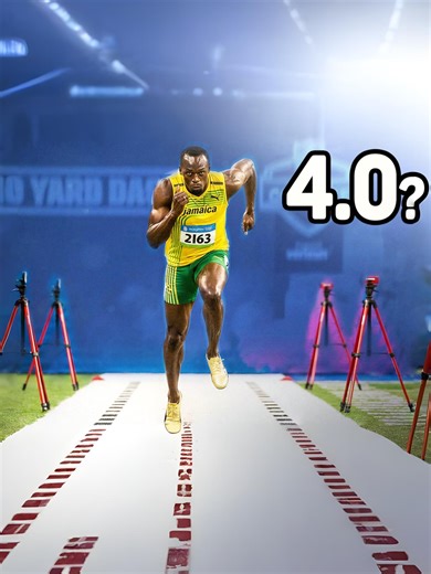 Usain Bolt's NFL 40yd Dash Record Shattered 💀⚡