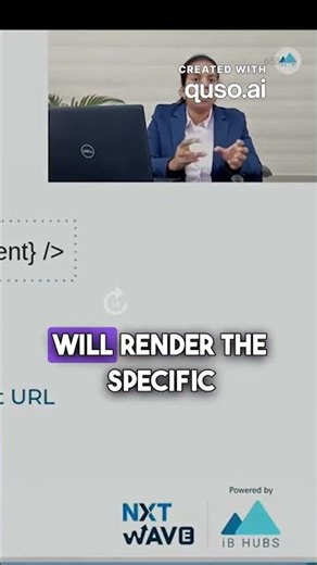 using route for component rendering