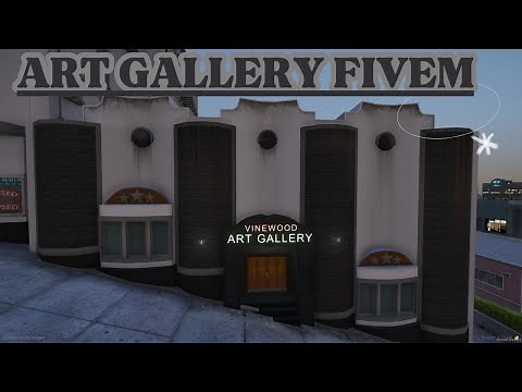 Art Gallery Fivem Interior & map for FIVEM MLO | GTA V