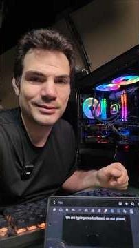 You can connect a computer keyboard directly to your phone, heres how