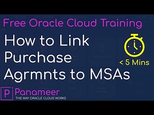 How to Link Agreements to Master Contracts | 2023 | Oracle Cloud for Beginners | Panameer | Ep 0074