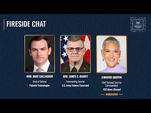 2025 NSIB Summit: Fireside Chat with Hon. Mike Gallagher and Gen. James Rainey