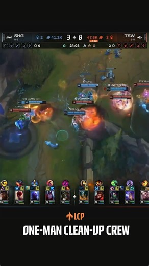 Team Secret Whales' top laner's got the moves. Four on the floor, as Pun intended! | League of Legends Championship Pacific