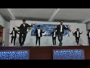 BIDDING ADIEU 2024....dance by class 11 BOYS 🔥 #boys #dancevideo