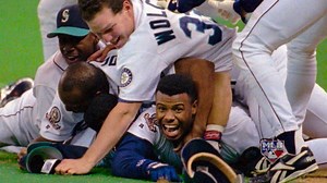 1.1M views · 12K reactions | “Left field line is a little softer, it stays down there…I can go first to home. It’s my field, so I know homefield.” And the rest is Seattle Mariners history! #Junior premieres Sunday at 8pm ET/5pm PT. | MLB Network | Facebook