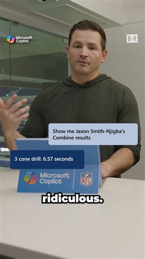 SB champion Mike Macdonald reviews JSN and other player’s combine stats with Microsoft Copilot 👀📊 | Bleacher Report