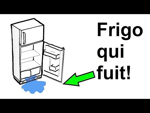 COMMENT RÉPARER LE RÉFRIGÉRATEUR QUI FUIT ? Eau au pieds du frigo