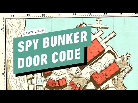 Deathloop Walkthrough - Spy Archives Door Code (Fristad Rock Beach Bunker)