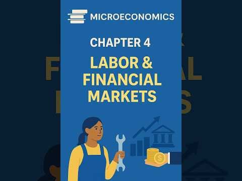 OpenStax Microeconomics Lecture 4 Labor & Financial Markets