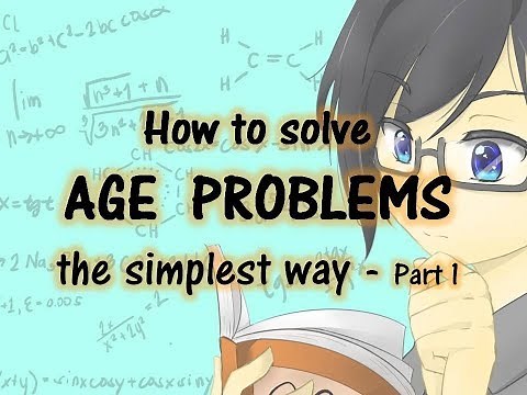 How to solve AGE PROBLEMS the simplest way part1 [Math]