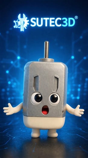 Motor de Corriente Directa con voltaje de 5 #sutec3d #arduino #tecnologia #motor #current