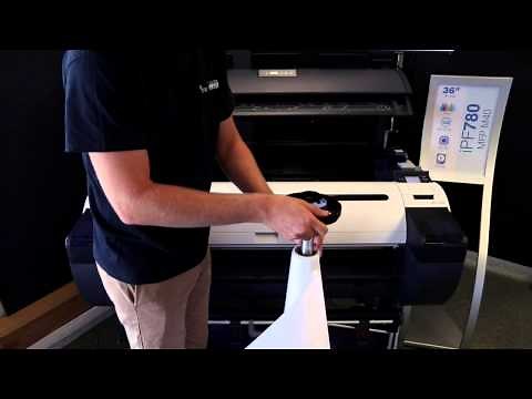 Loading Paper - Canon iPF760 (How to)