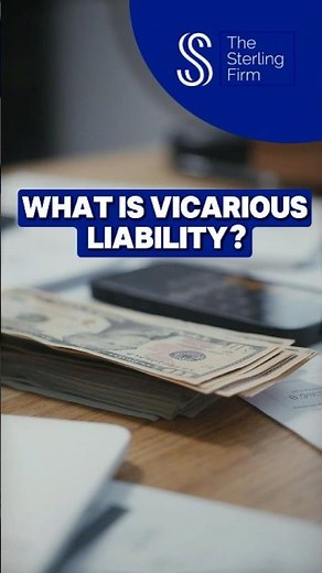 What is VICARIOUS Liability? | Lawyer Explains! #lawyer