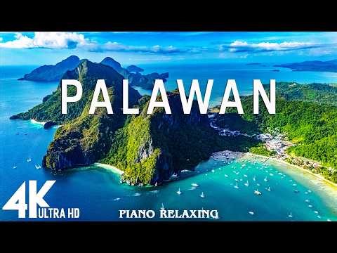 FLYING OVER PALAWAN (4K UHD) – Hidden Lagoons & Island Paradise | 4K Aerials
