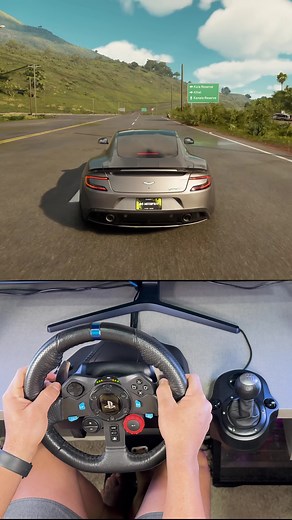 Aston Martin Vanquish Gameplay with Logitech G29