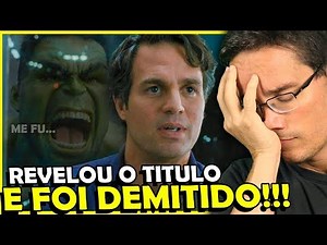VINGADORES 4: MARK RUFFALO "DEMITIDO" APÓS VAZAR TITULO DO FILME
