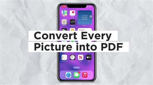 Convert Every Picture into PDF Easily