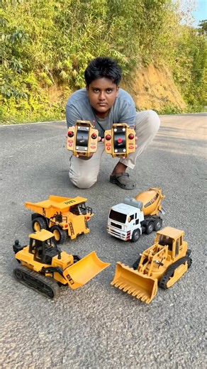 Remote control jcb Mixer Truck & excavator dumper truck unboxing and review 🤯