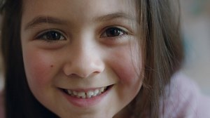 Portrait Beautiful Little Girl Smiling Happy Stock Footage Video (100% Royalty-free) 1034147387 | Shutterstock