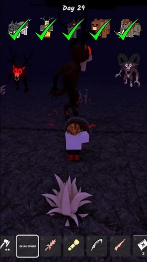Taunt enemies #roblox #99nightintheforest
