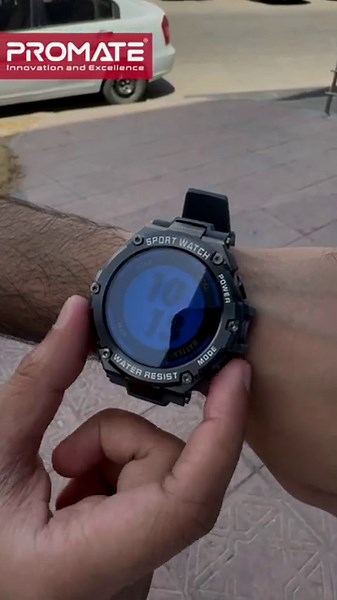 XWatch- R19: 1.53" Round Screen Fitness Tracker Smartwatch with BT Calling #promate #بروميت