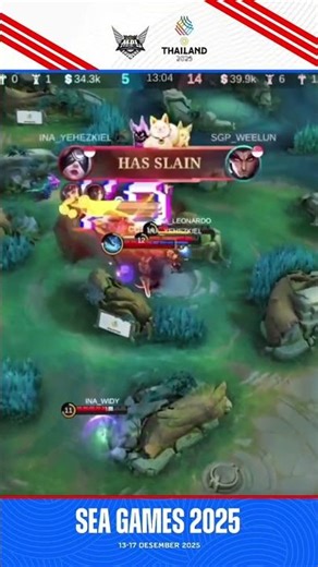 Indonesia 2-0 SingaporeGroup Stage #WeOwnThis #SEAGames33 #TimIndonesia #NiceGame