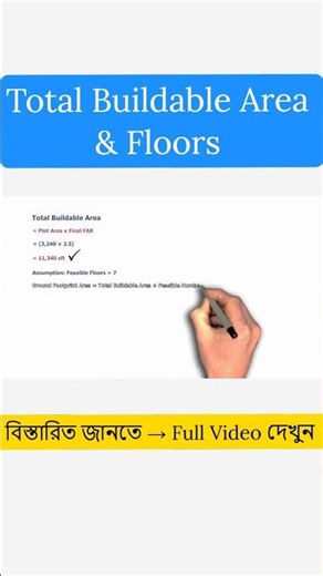 Bashundhara R-A | Total Buildable Area & Floors | Plot Tips
