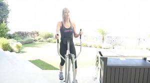 Watch Sunny Health & Fitness SF-E902 Air Walk Trainer Elliptical Machine Glider on Amazon Live